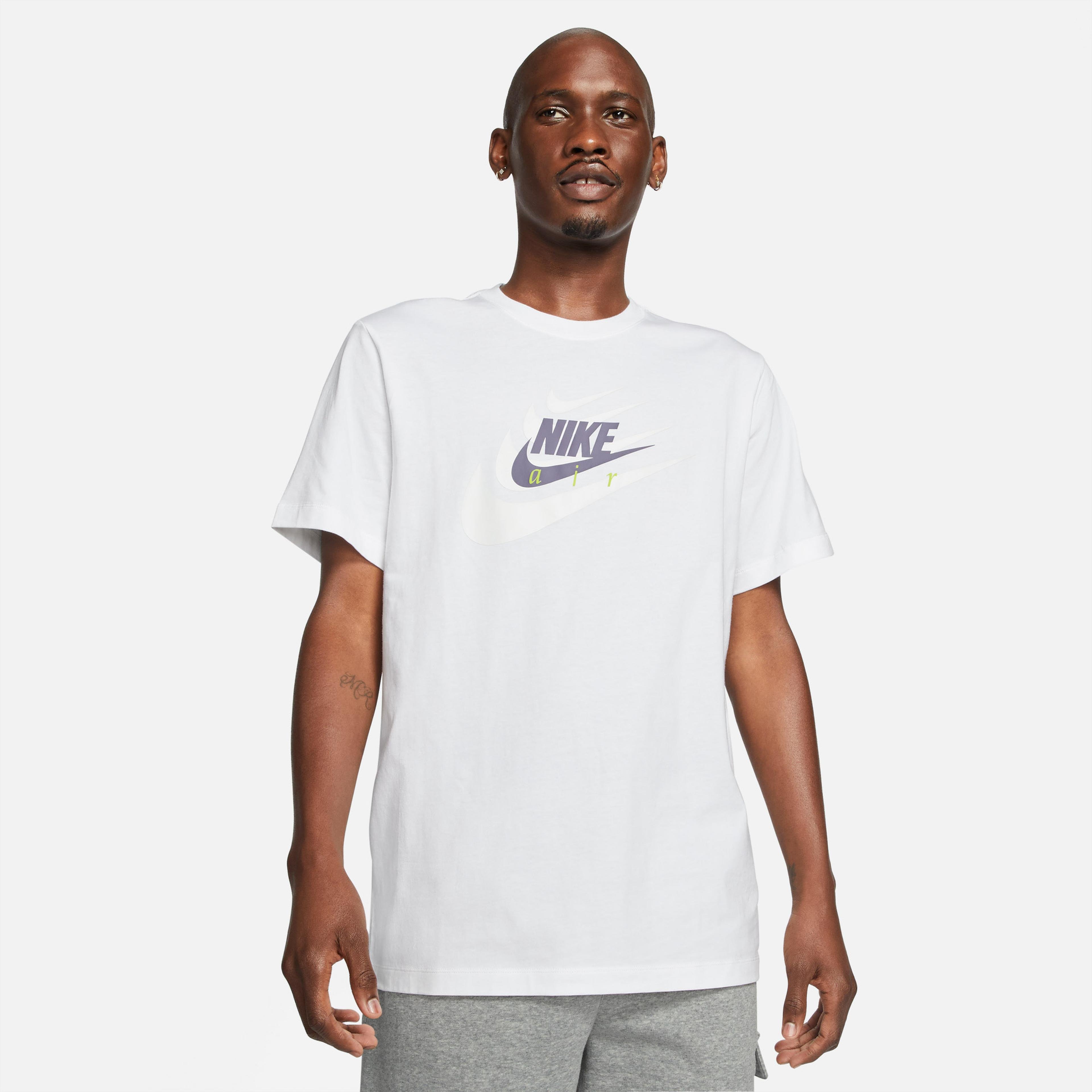 Nike Sportswear Multibrand Hbr Erkek Beyaz T-Shirt