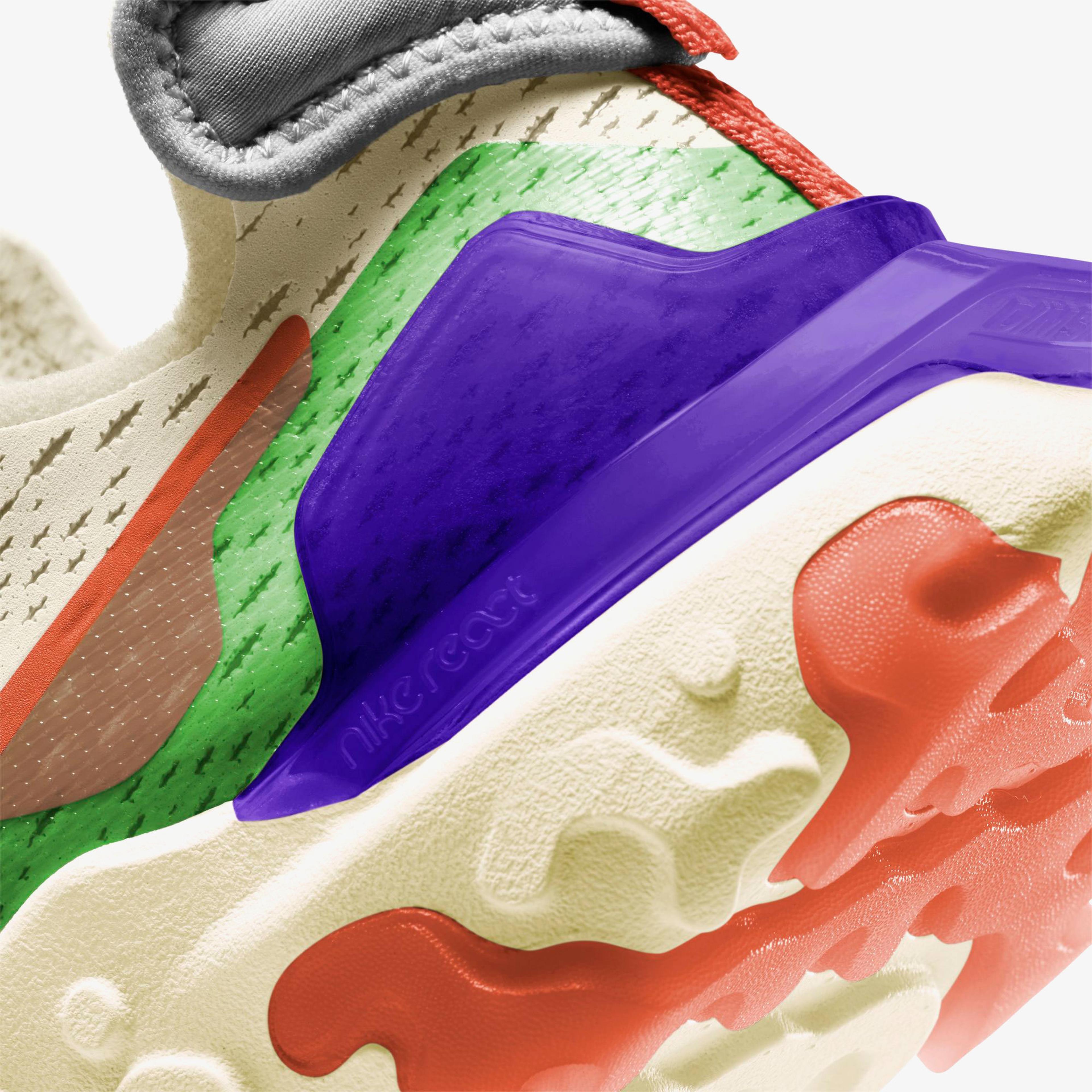 Nike W Nsw React Vision Kadın Renkli Spor Ayakkabı