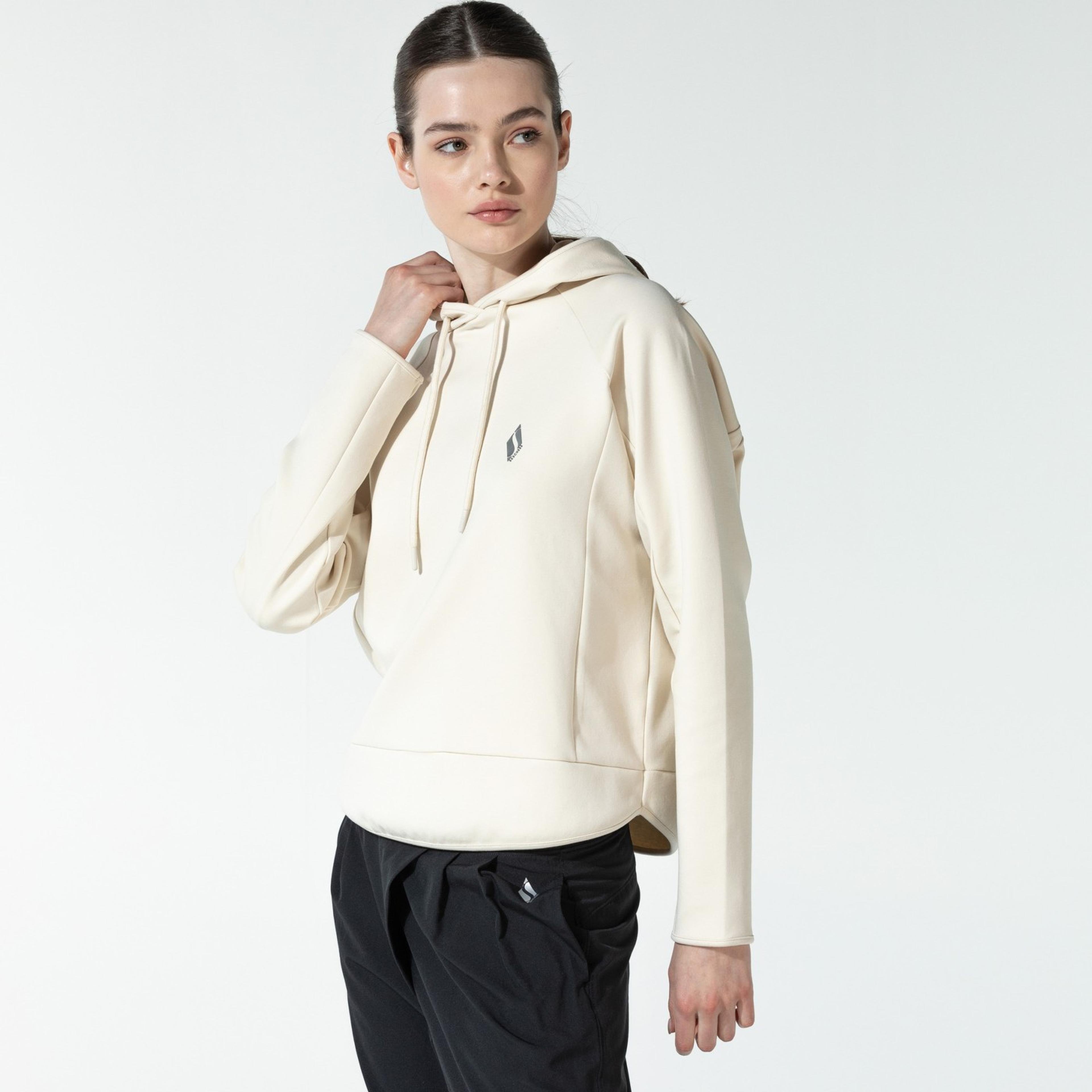Skechers 2X-i Lock Kadın Beyaz Sweatshirt