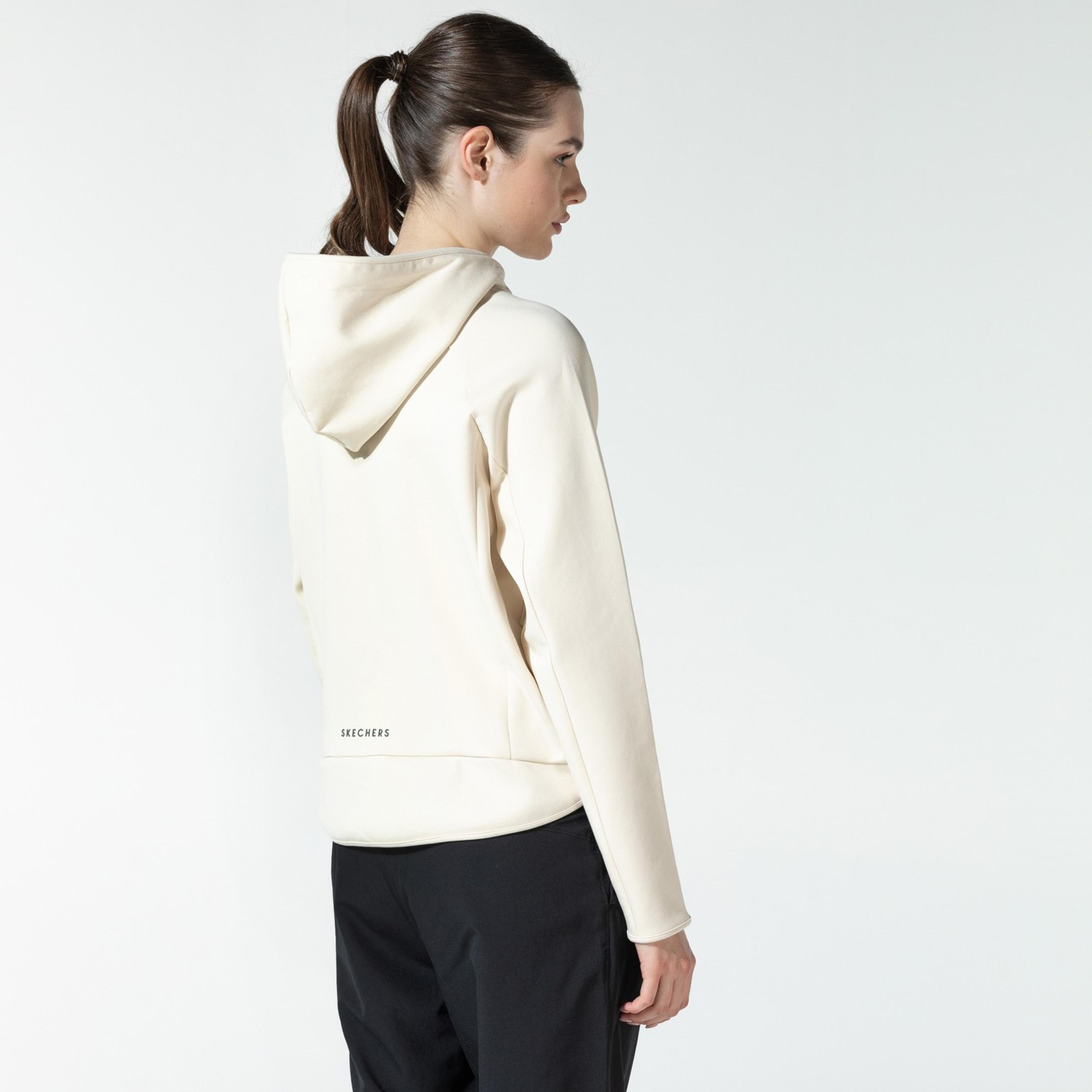 Skechers 2X-i Lock Kadın Beyaz Sweatshirt