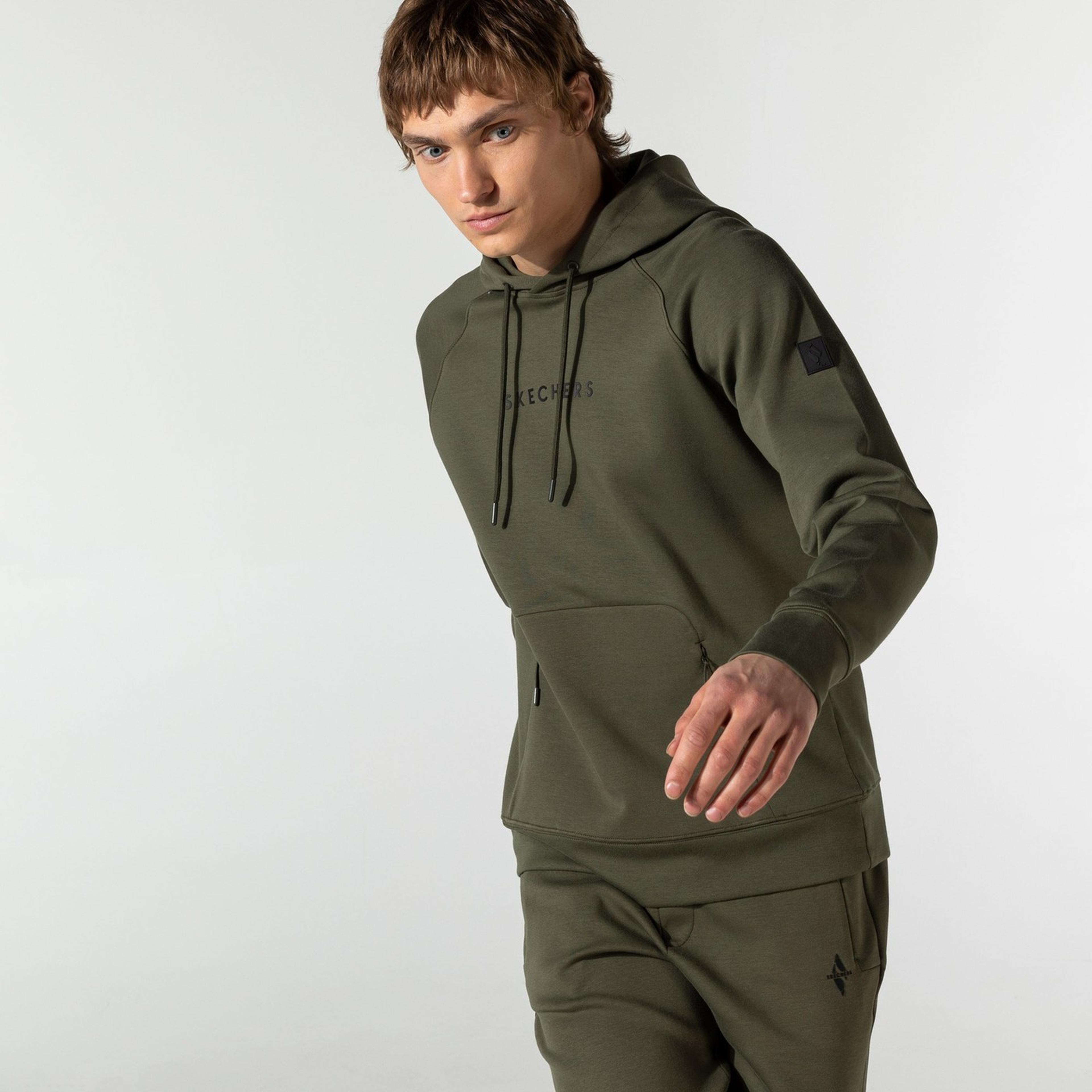 Skechers Erkek Haki Sweatshirt