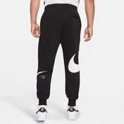 Nike Swoosh Semi-Brushed Back Erkek Siyah Eşofman Altı