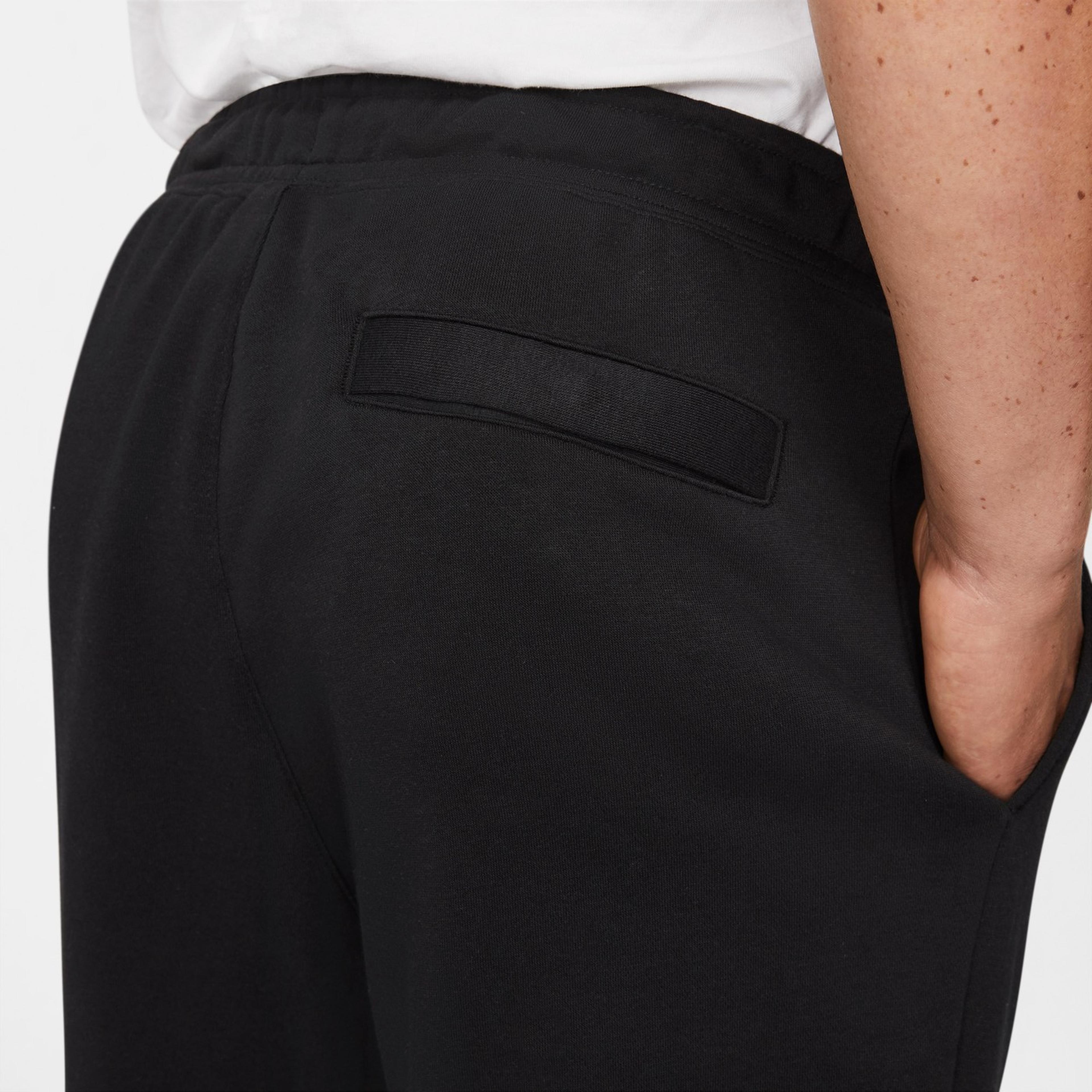 Nike Swoosh Semi-Brushed Back Erkek Siyah Eşofman Altı