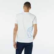 Lacoste Erkek Baskılı Beyaz T-Shirt