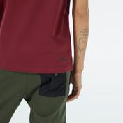Skechers Branded Stripe Erkek Bordo T-shirt