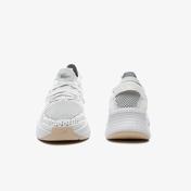 Lacoste Court-Drive Knit Erkek Beyaz - Yeşil Spor Ayakkabı