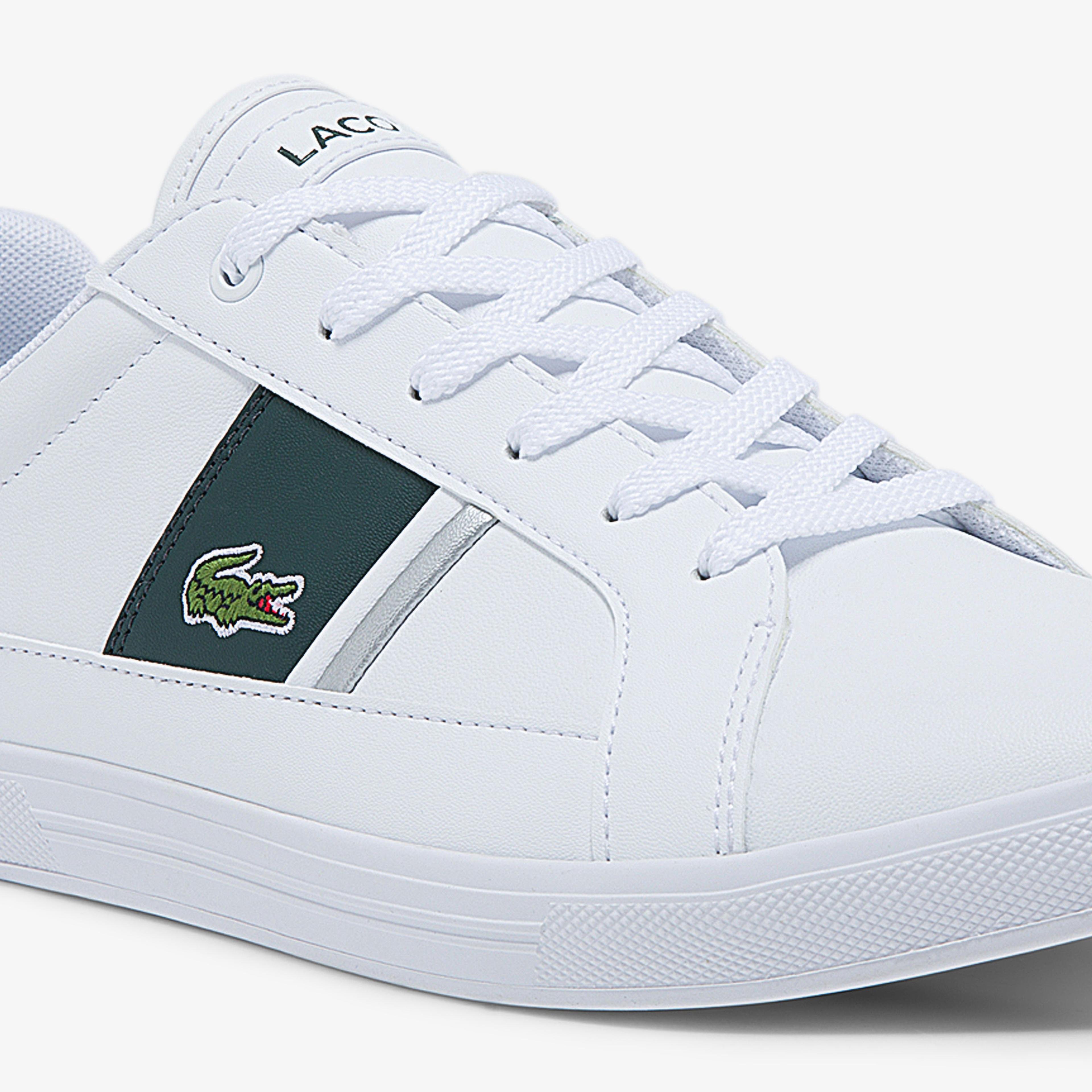 Lacoste Europa Erkek Deri Beyaz - Koyu Yeşil Spor Ayakkabı