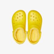 Crocs Classic Lined Clog Unisex Sarı Terlik