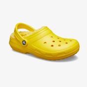 Crocs Classic Lined Clog Unisex Sarı Terlik