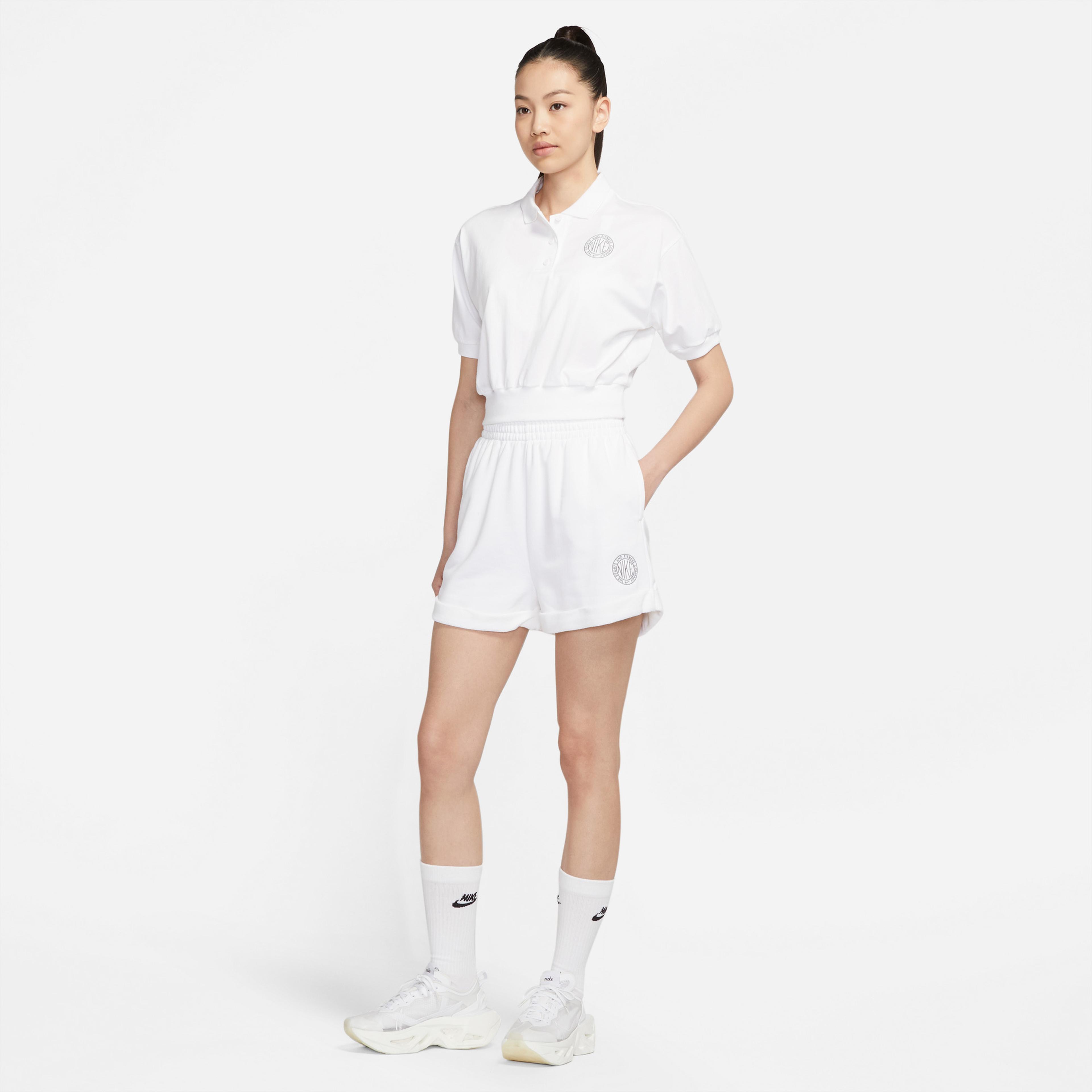 Nike Sportswear Femme Ft Hr Kadın Beyaz Şort