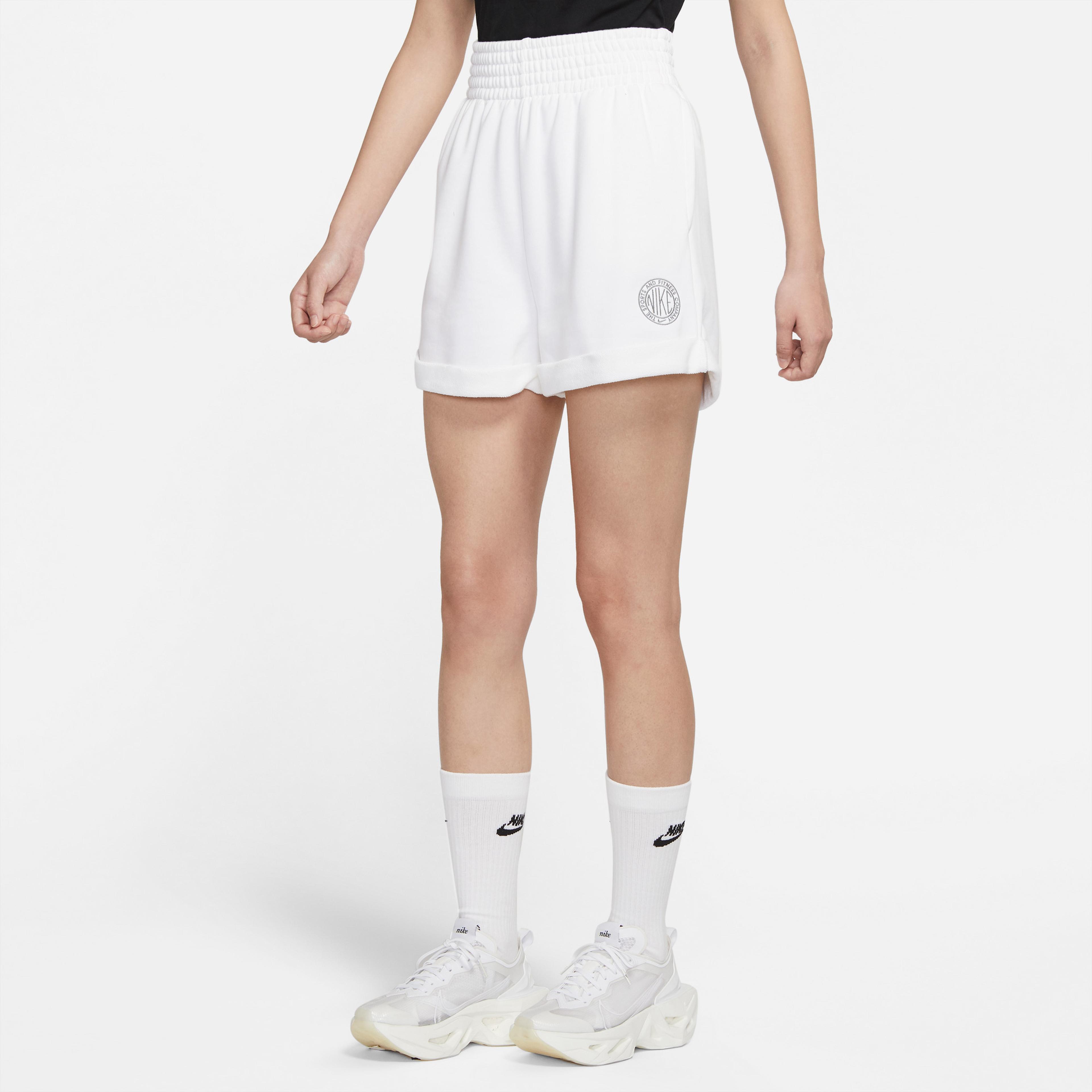 Nike Sportswear Femme Ft Hr Kadın Beyaz Şort