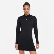 Nike Sportswear Swoosh Kadın Siyah Elbise