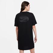 Nike Sportswear Logo Kadın Siyah Elbise