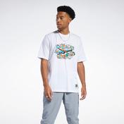 Reebok FJ Worlds Collide Unisex Beyaz T-Shirt