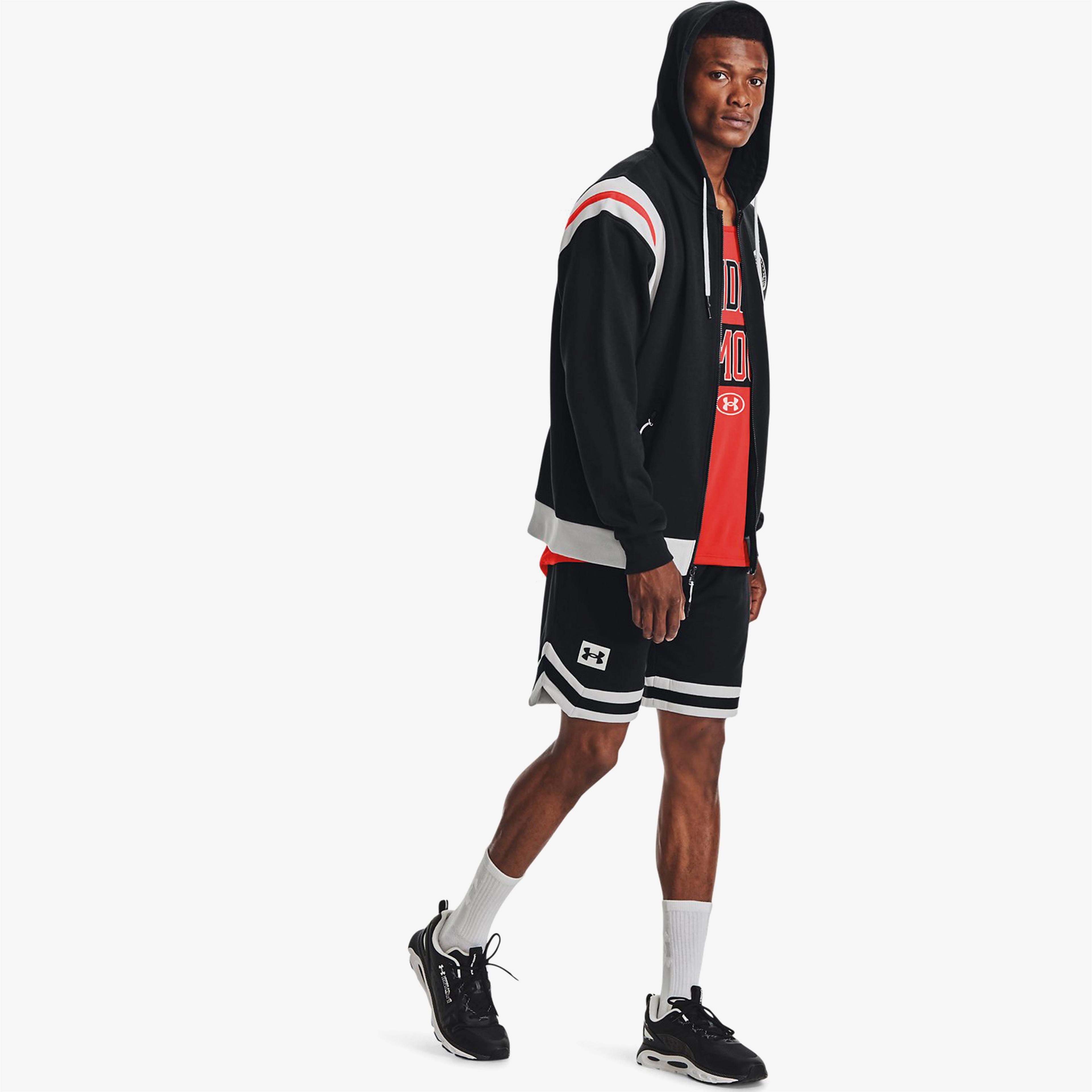 Under Armour Rival Fleece Alma Mater Erkek Siyah Şort