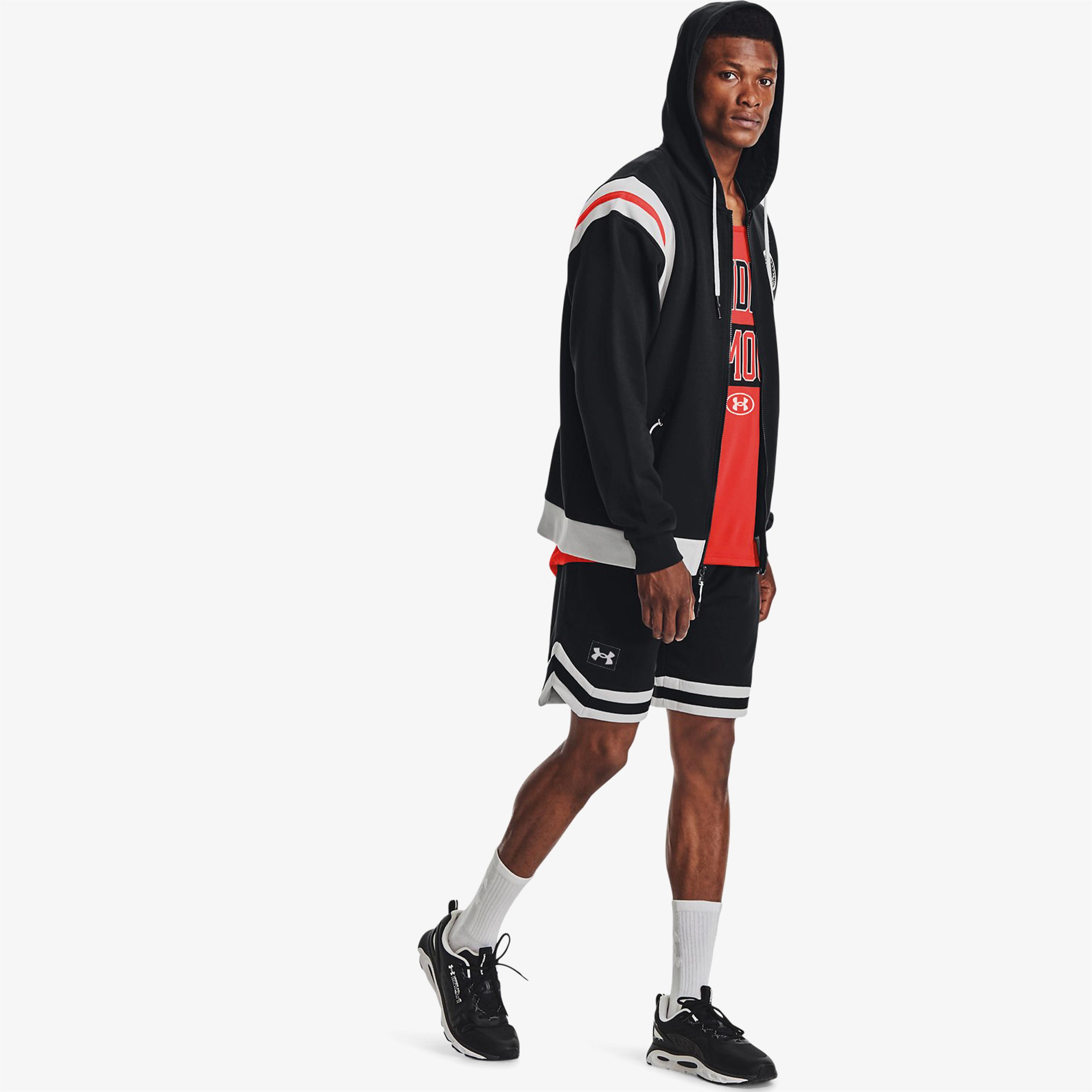 Under Armour Rival Fleece Alma Mater Erkek Siyah Şort