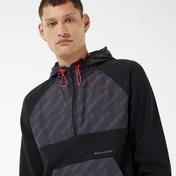 Skechers Printed Panel Erkek Siyah Sweatshirt
