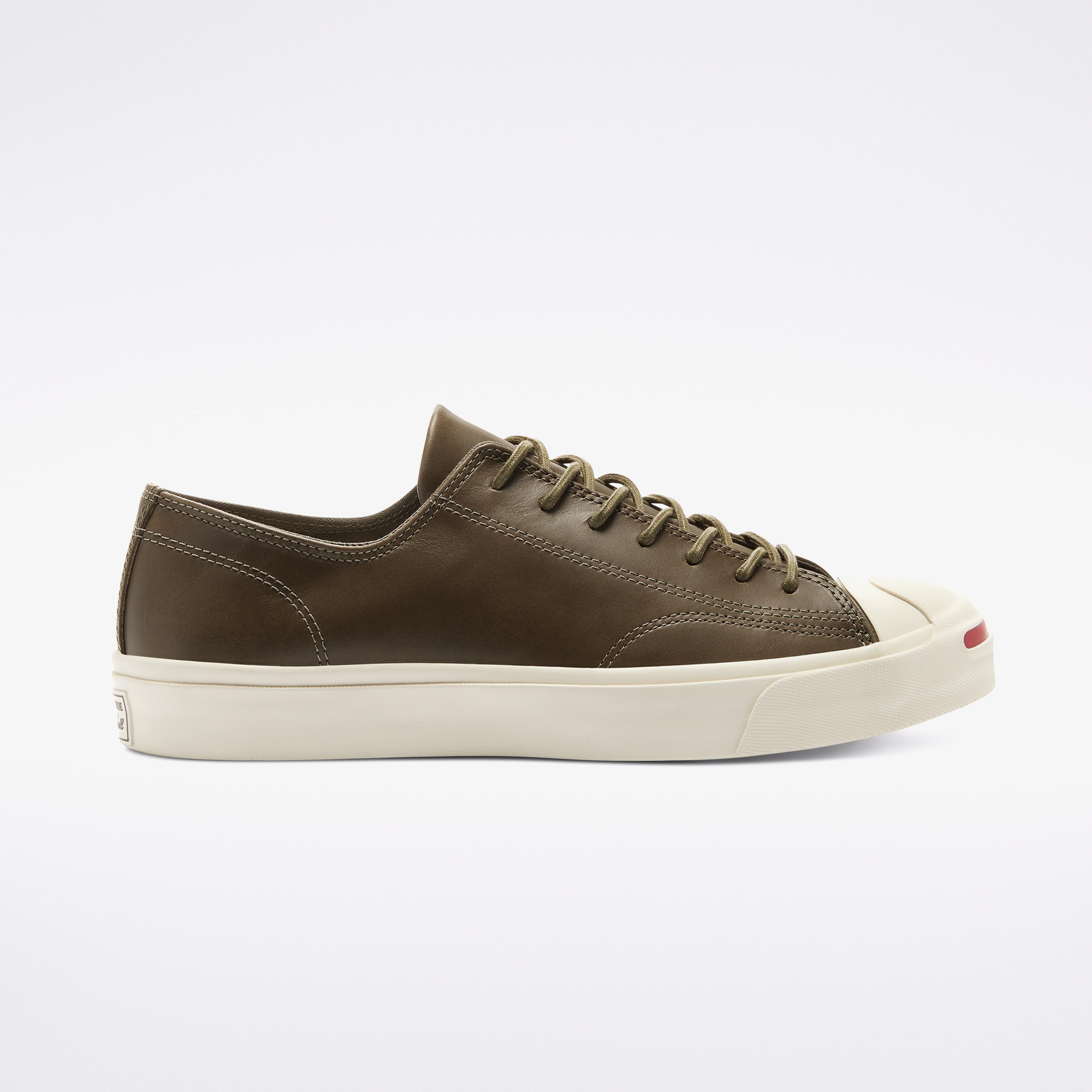 Converse Jack Purcell Premium Leather Erkek Kahverengi Sneaker