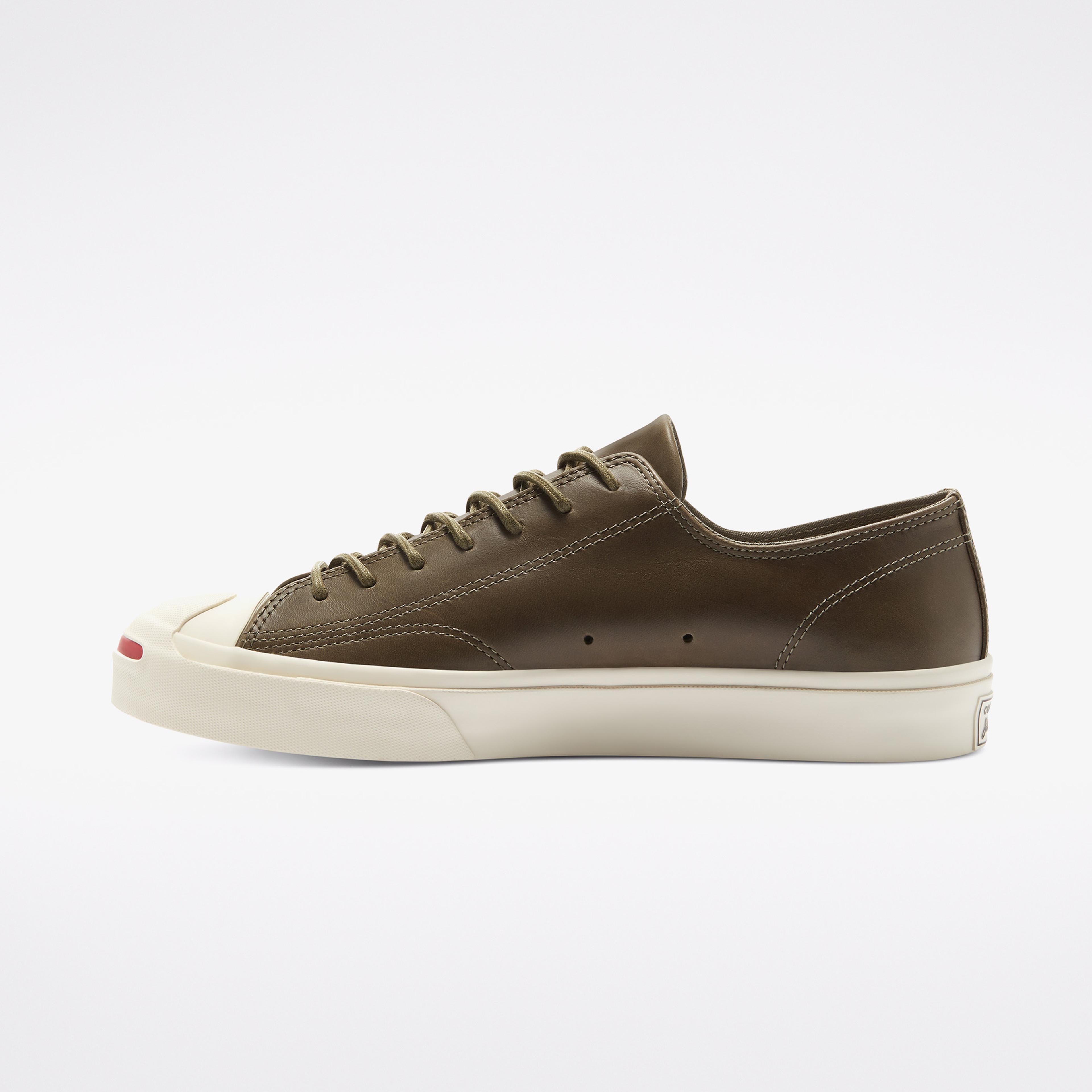Converse Jack Purcell Premium Leather Erkek Kahverengi Sneaker