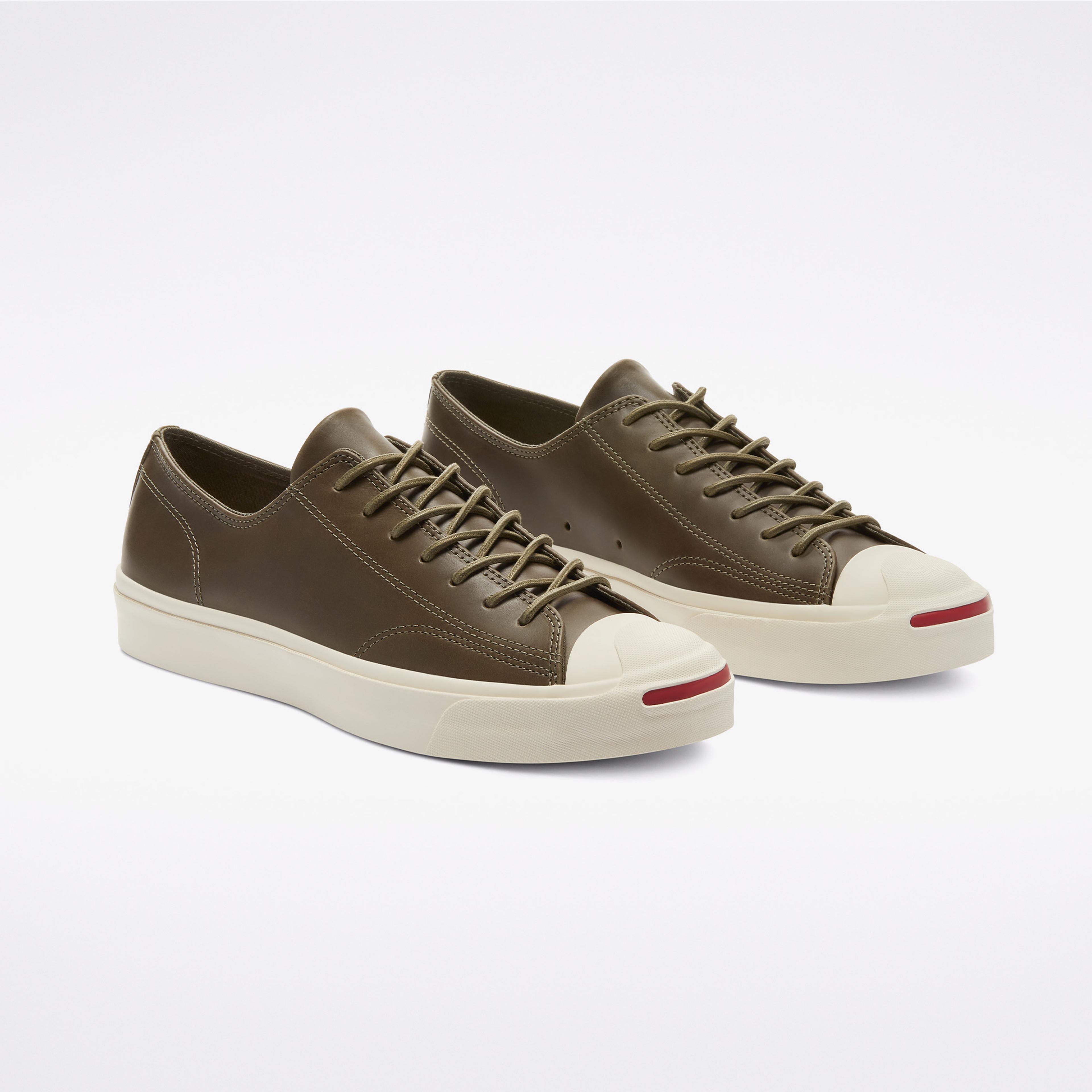Converse Jack Purcell Premium Leather Erkek Kahverengi Sneaker