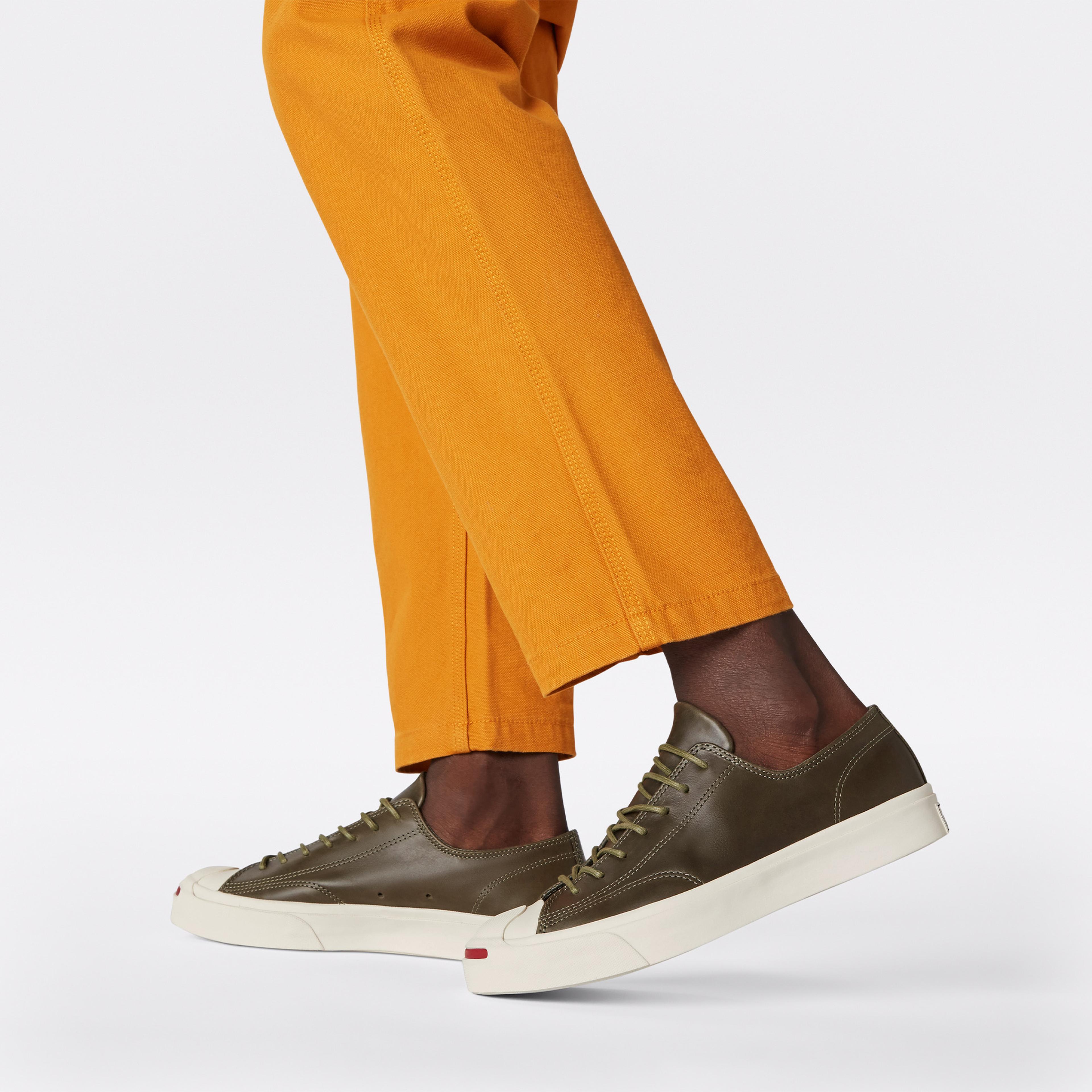 Converse Jack Purcell Premium Leather Erkek Kahverengi Sneaker