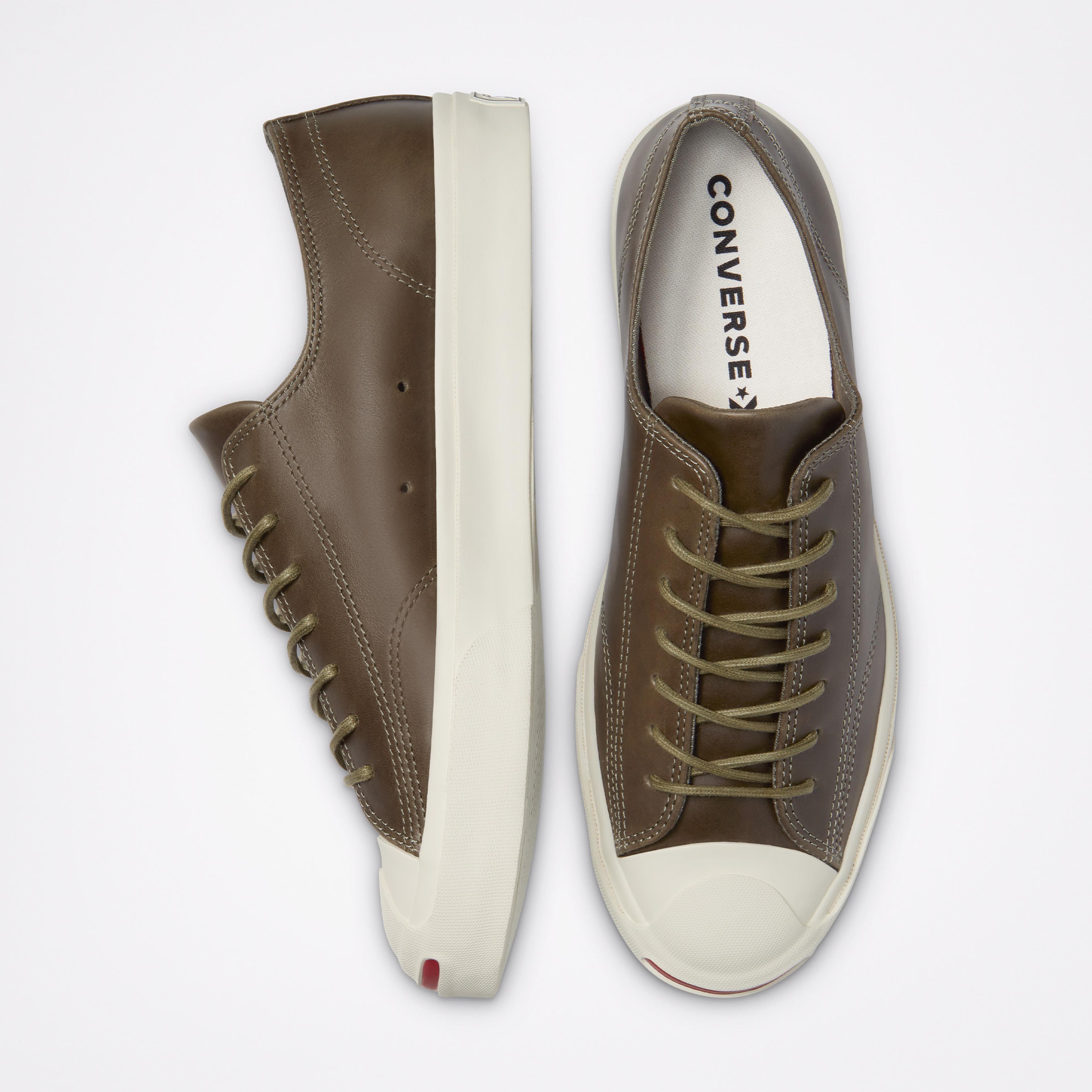 Converse Jack Purcell Premium Leather Erkek Kahverengi Sneaker