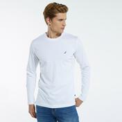 Nautica Erkek Beyaz Uzun Kollu T-Shirt