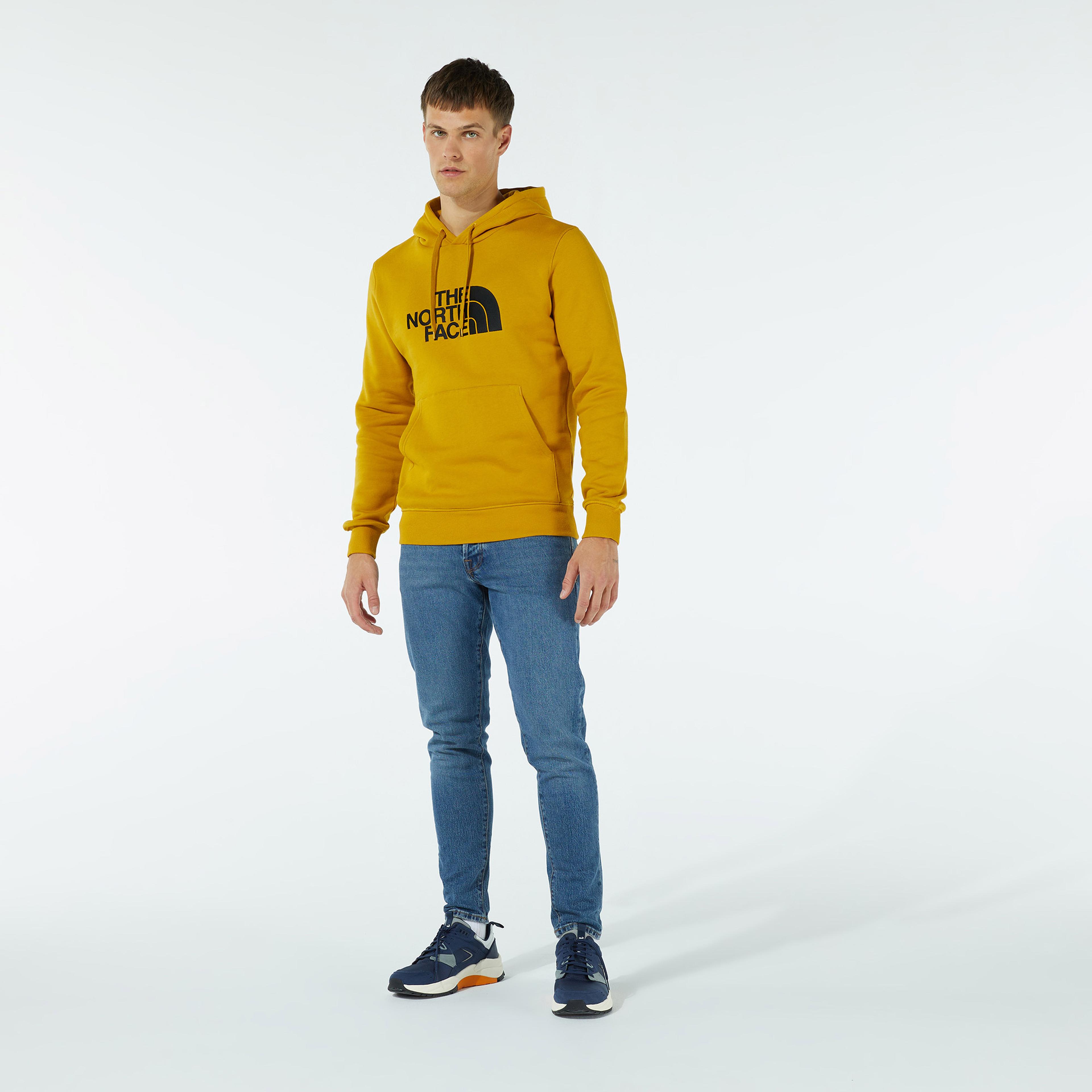 The North Face M Drew Peak Plv Hd Erkek Sarı Sweatshirt