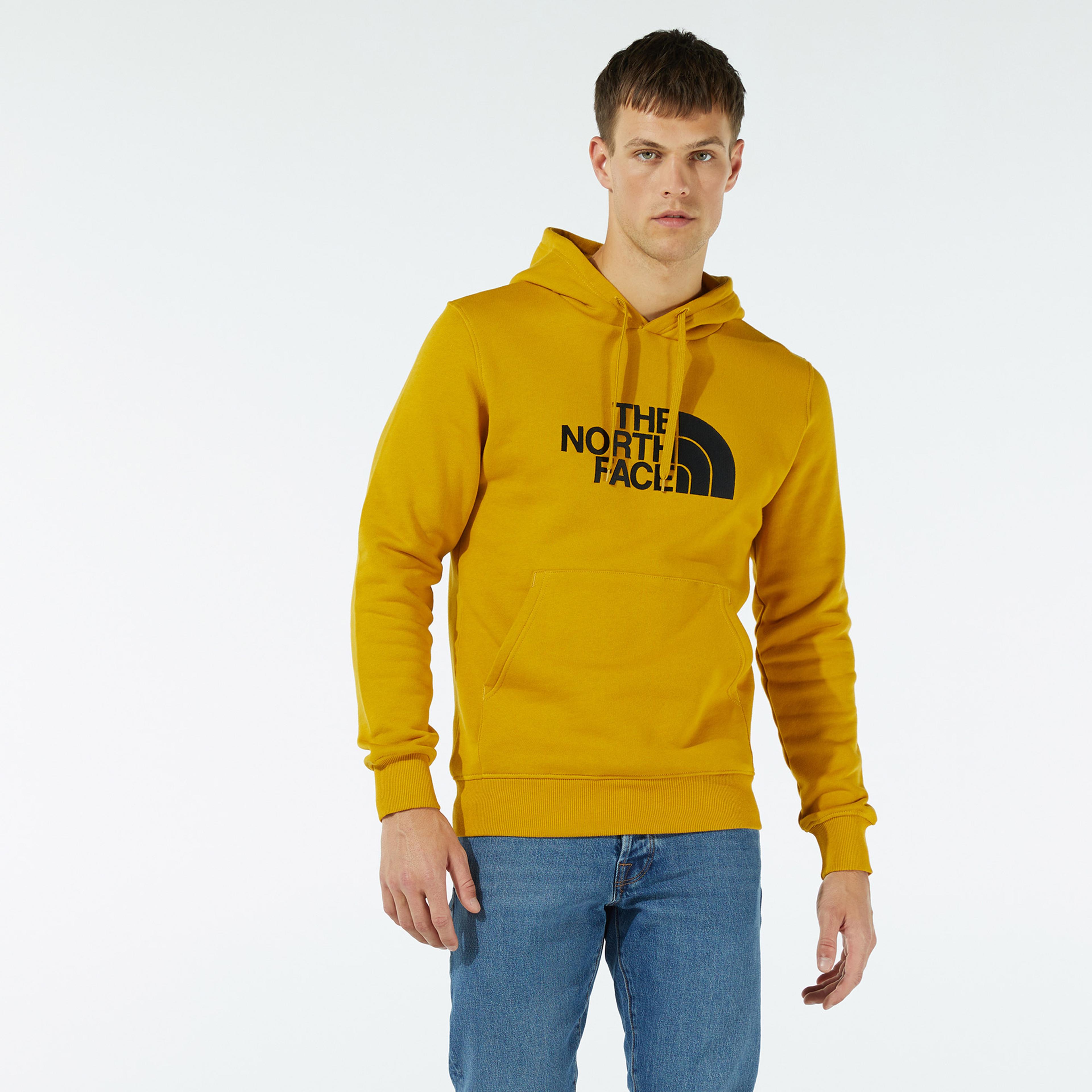 The North Face M Drew Peak Plv Hd Erkek Sarı Sweatshirt