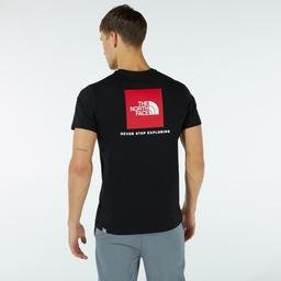 The North Face M S/S Red Box Tee Erkek Siyah T-Shirt