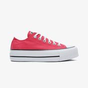 Converse Chuck Taylor All Star Lift Ox Kadın Platform Kırmızı Sneaker