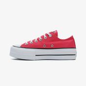 Converse Chuck Taylor All Star Lift Ox Kadın Platform Kırmızı Sneaker