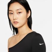 Nike Sportswear Asymmetrical Kadın Siyah T-Shirt