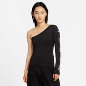 Nike Sportswear Asymmetrical Kadın Siyah T-Shirt