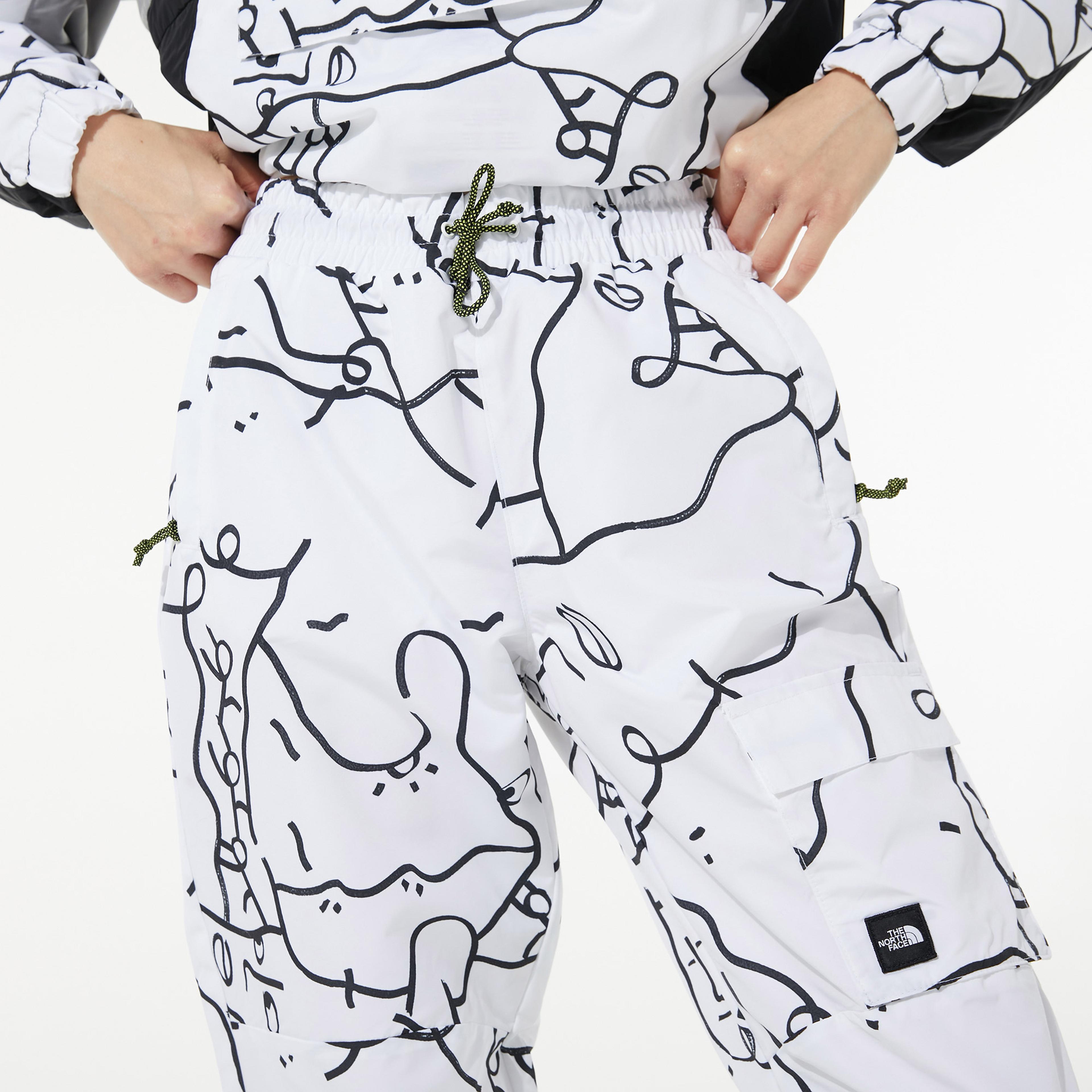 The North Face W Bb Ripst Wnd Pnt Kadın Beyaz Pantolon