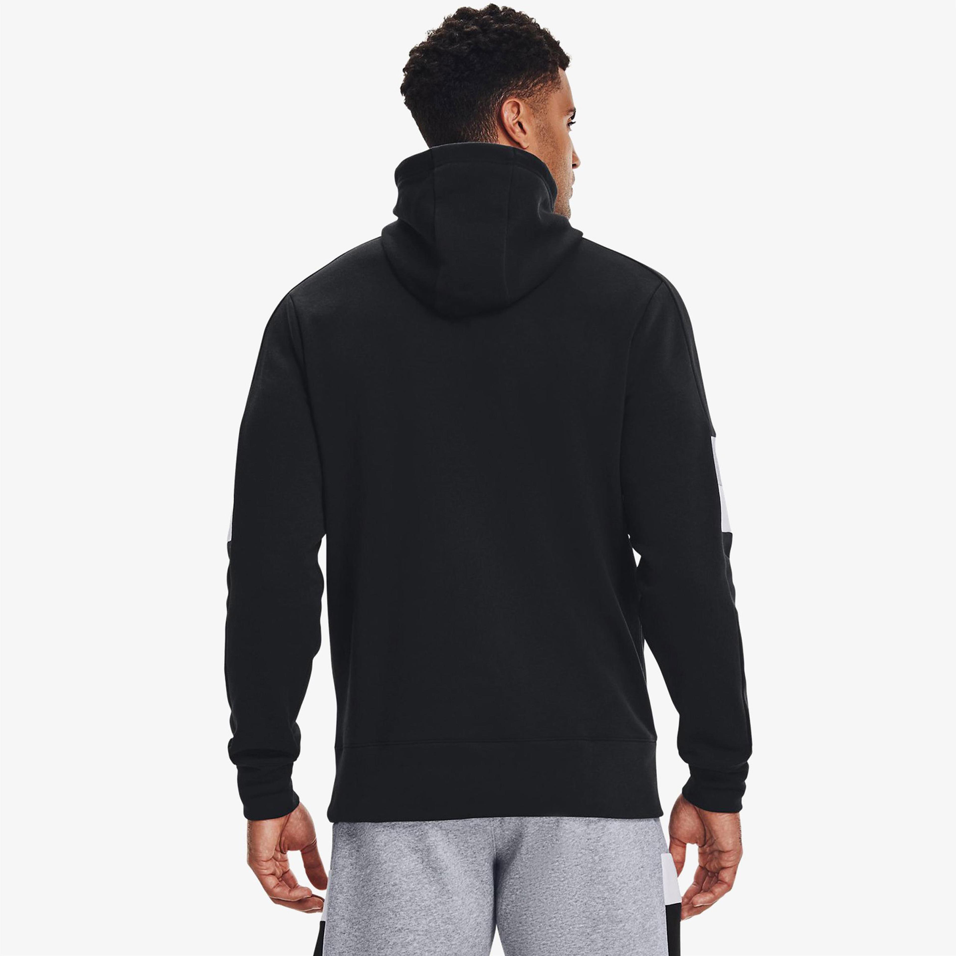 Under Armour Baseline Fleece Pulloever Erkek Siyah Sweatshirt