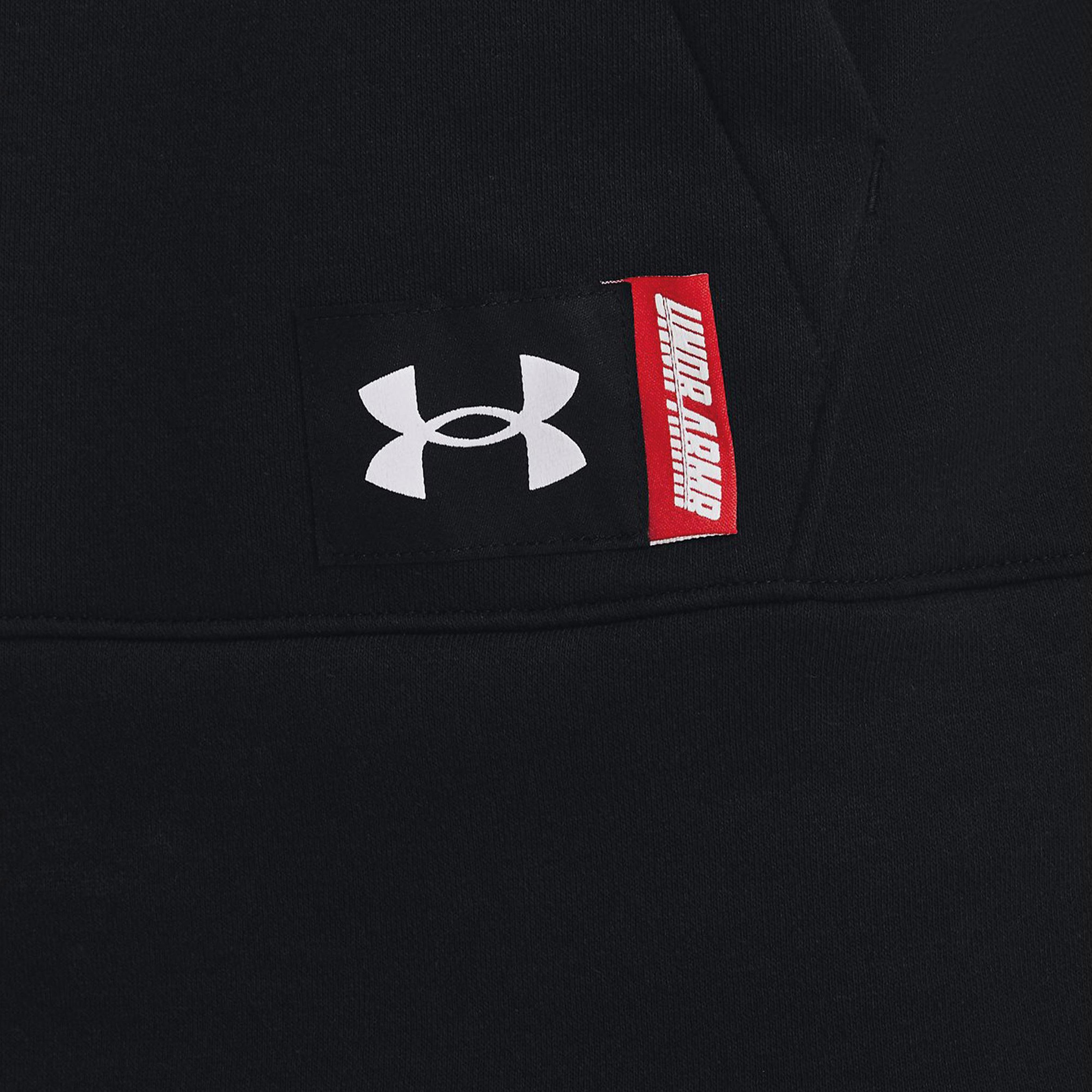 Under Armour Baseline Fleece Pulloever Erkek Siyah Sweatshirt