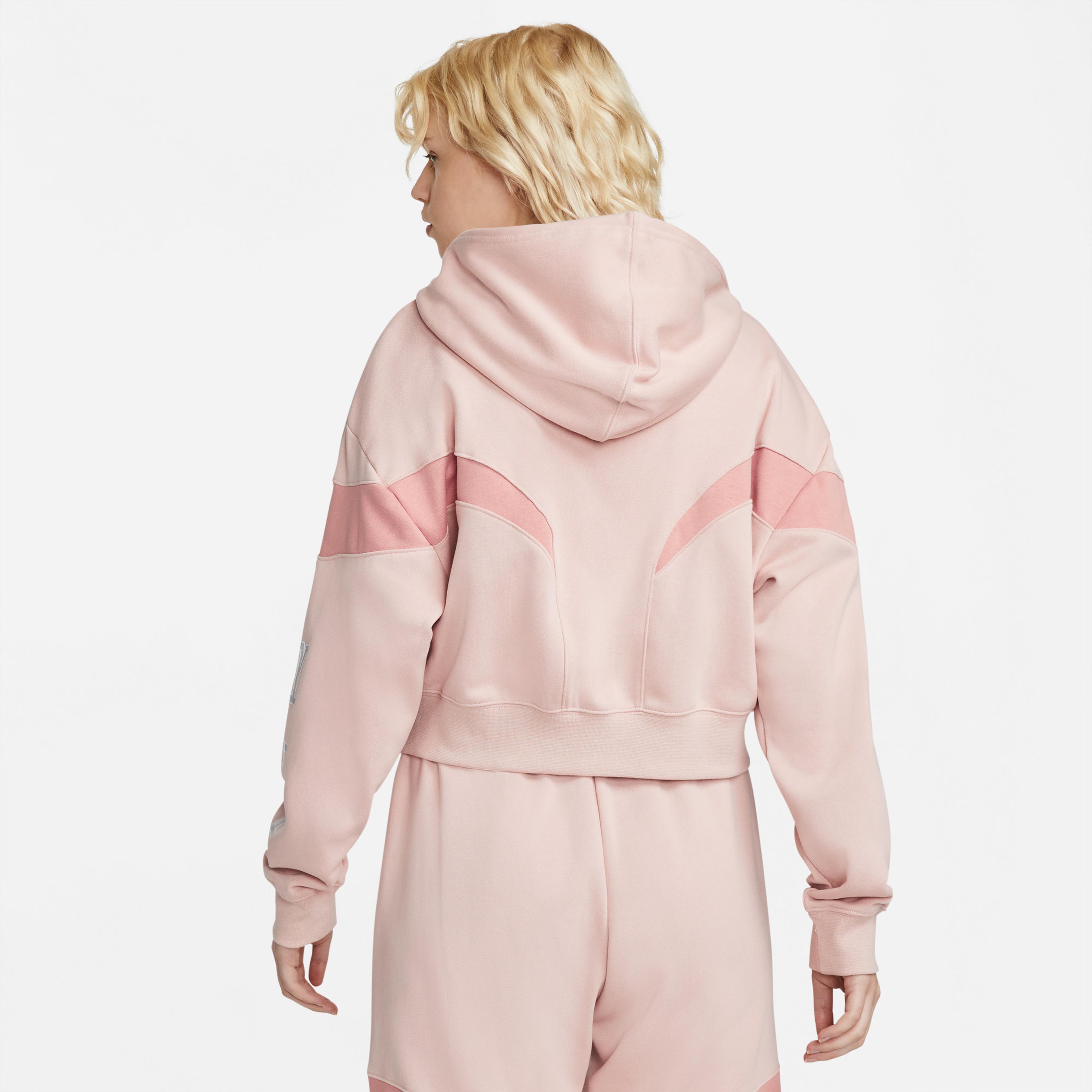 Nike Air Zip Kadın Pembe Eşofman Üstü