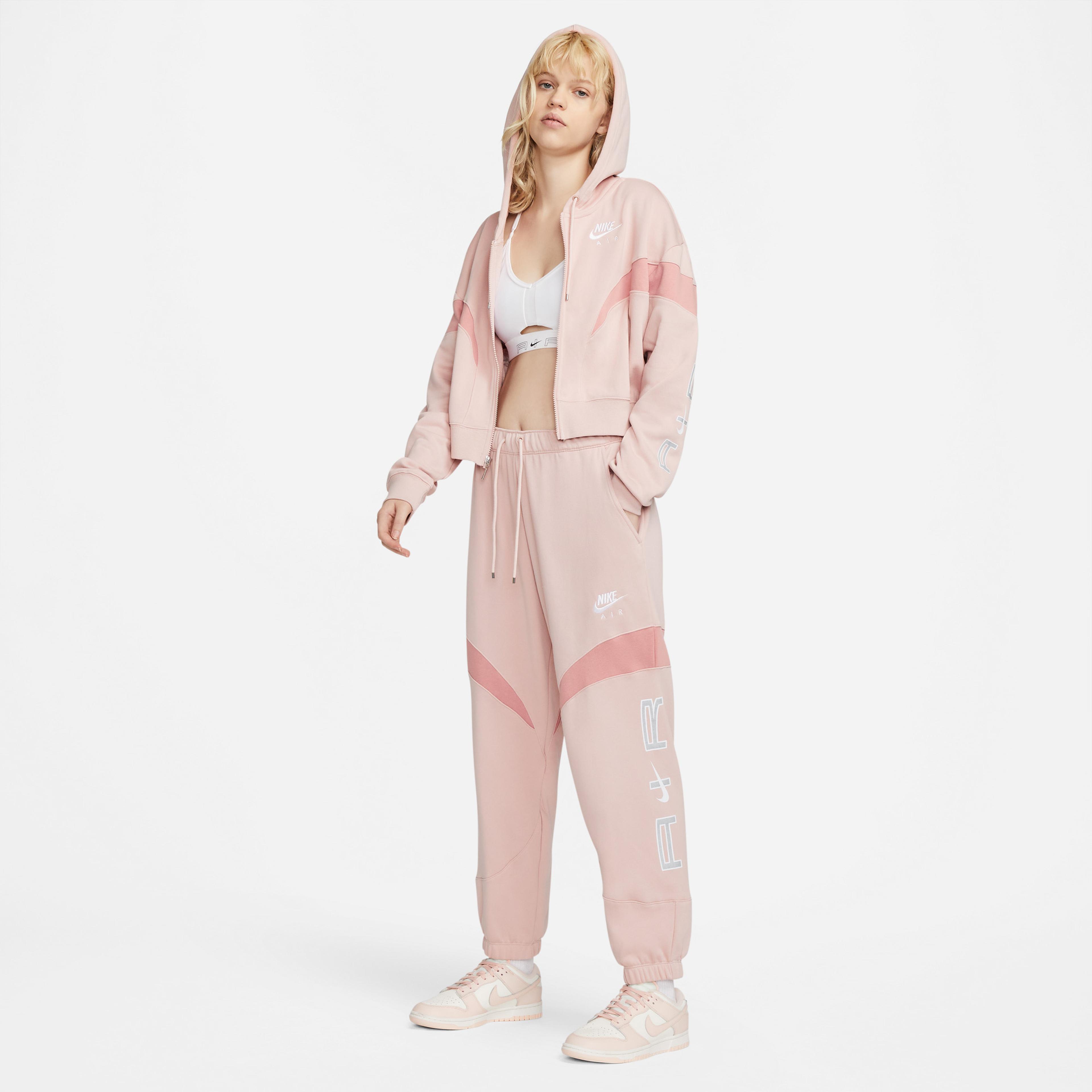 Nike Air Zip Kadın Pembe Eşofman Üstü