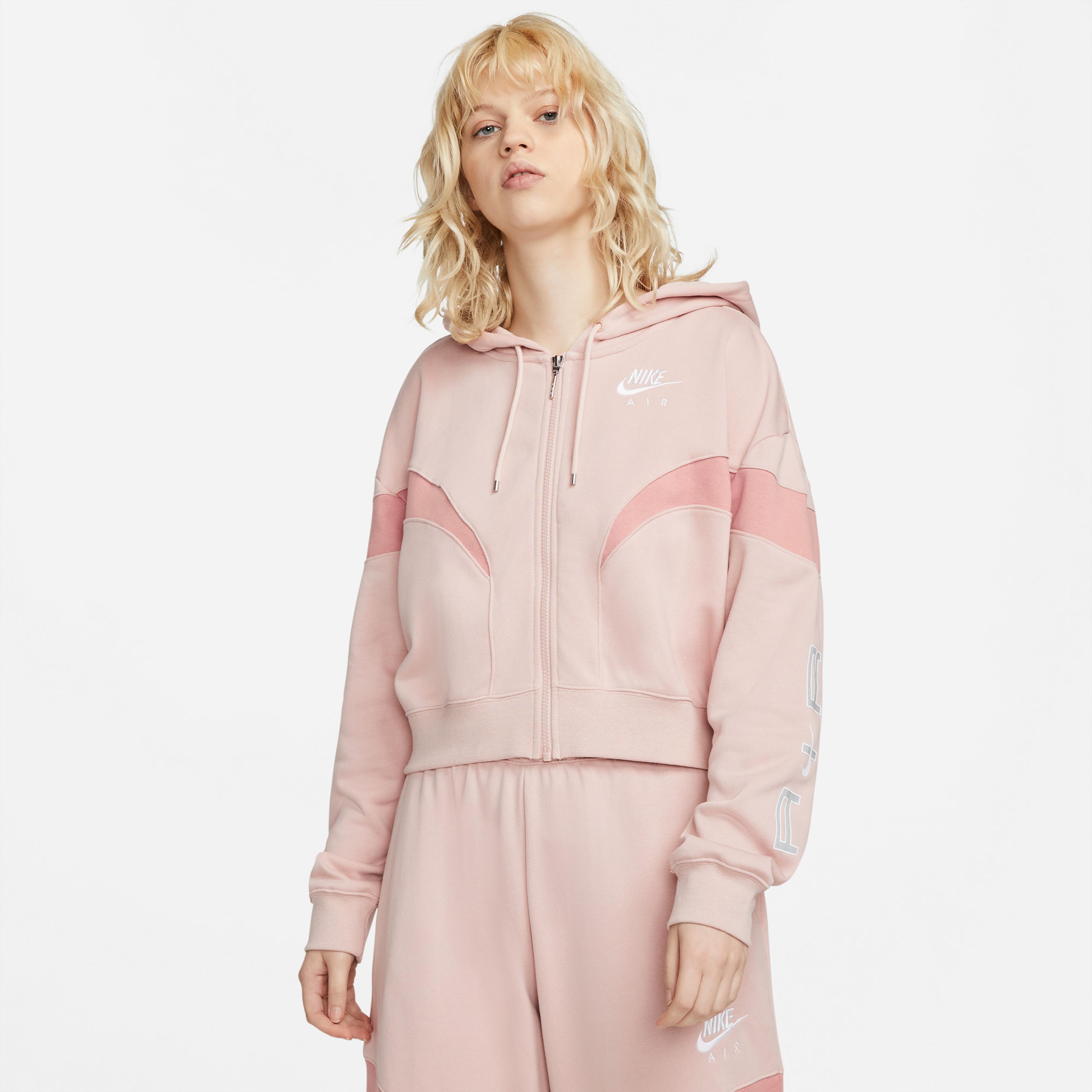 Nike Air Zip Kadın Pembe Eşofman Üstü