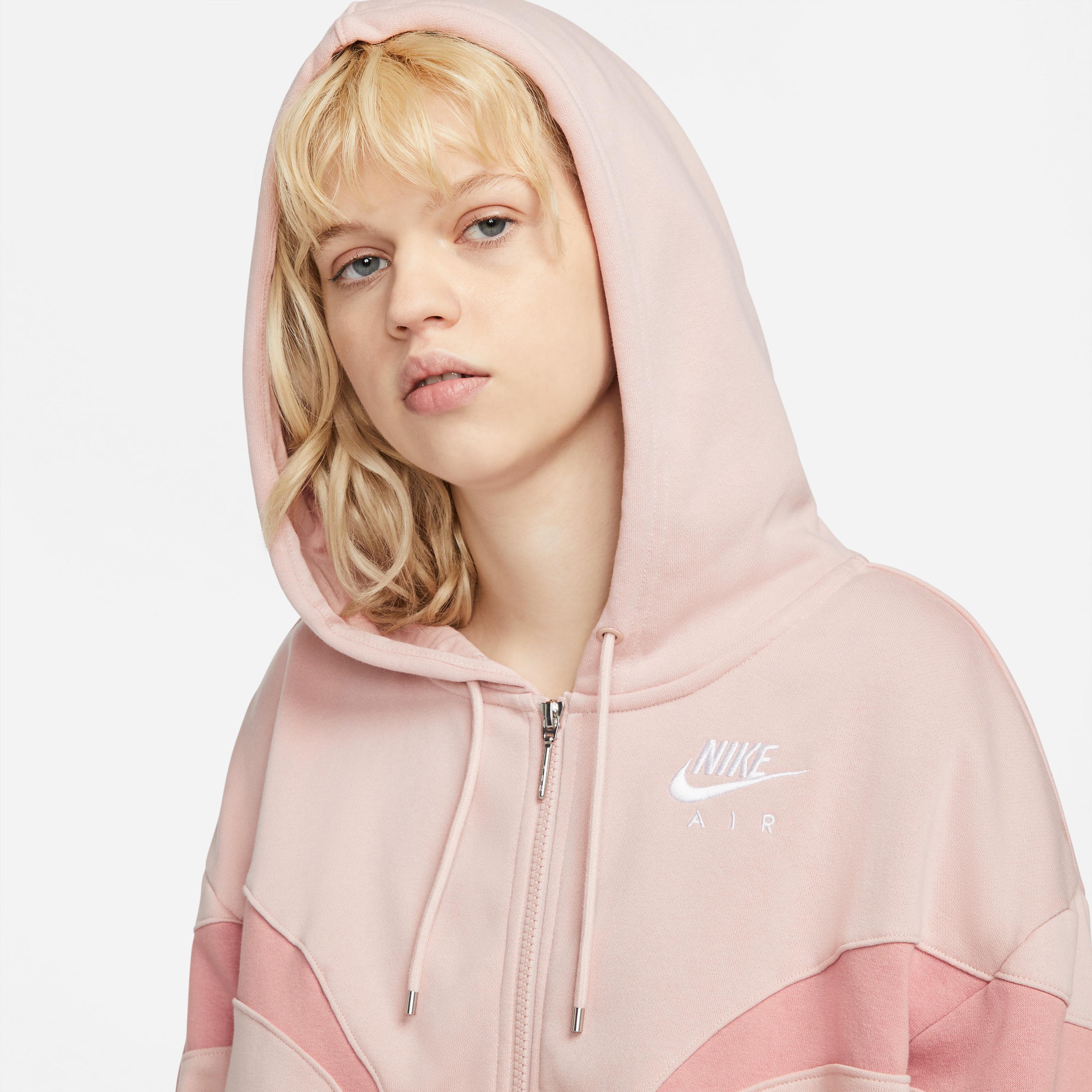 Nike Air Zip Kadın Pembe Eşofman Üstü