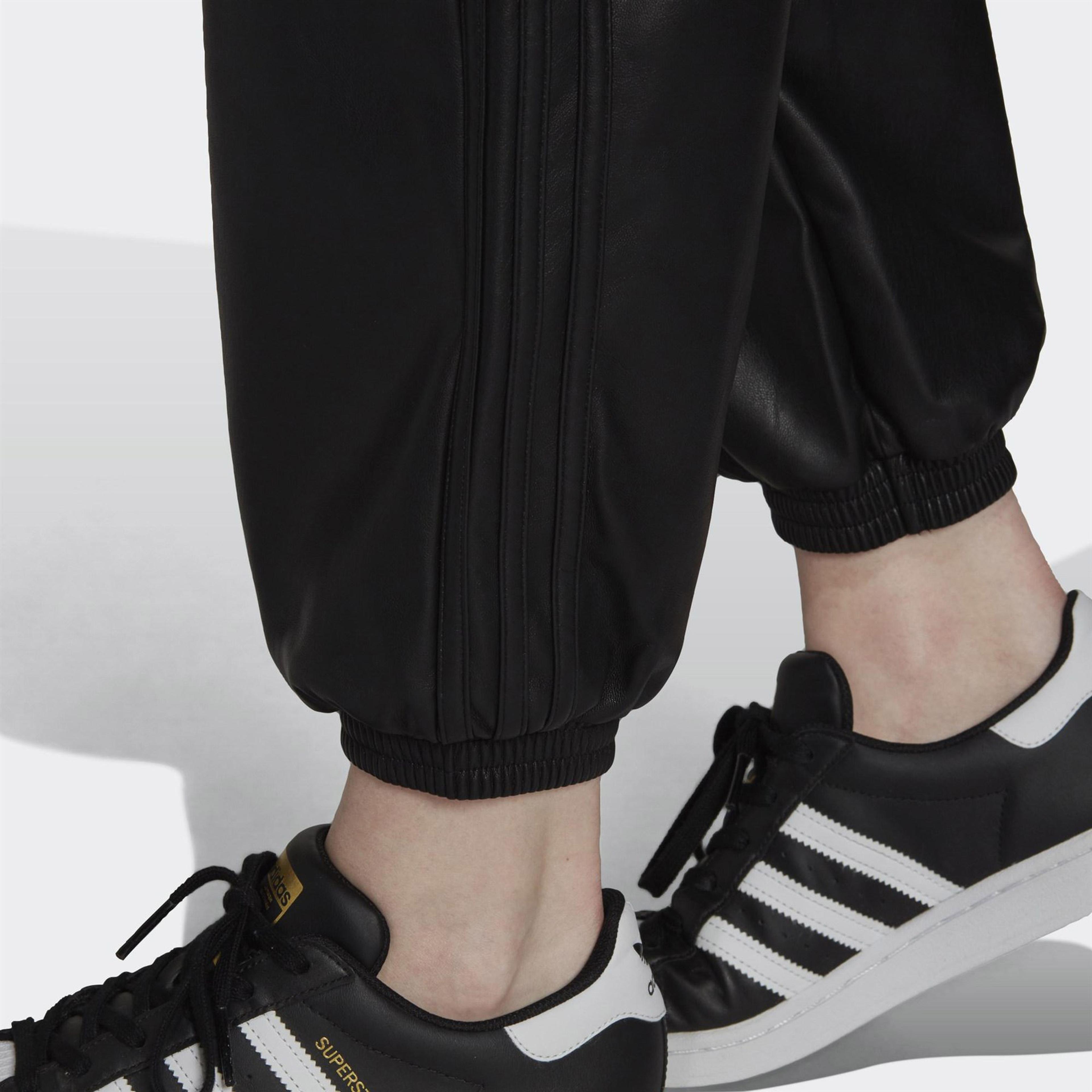 adidas Kadın Siyah Parlak Eşofman Altı