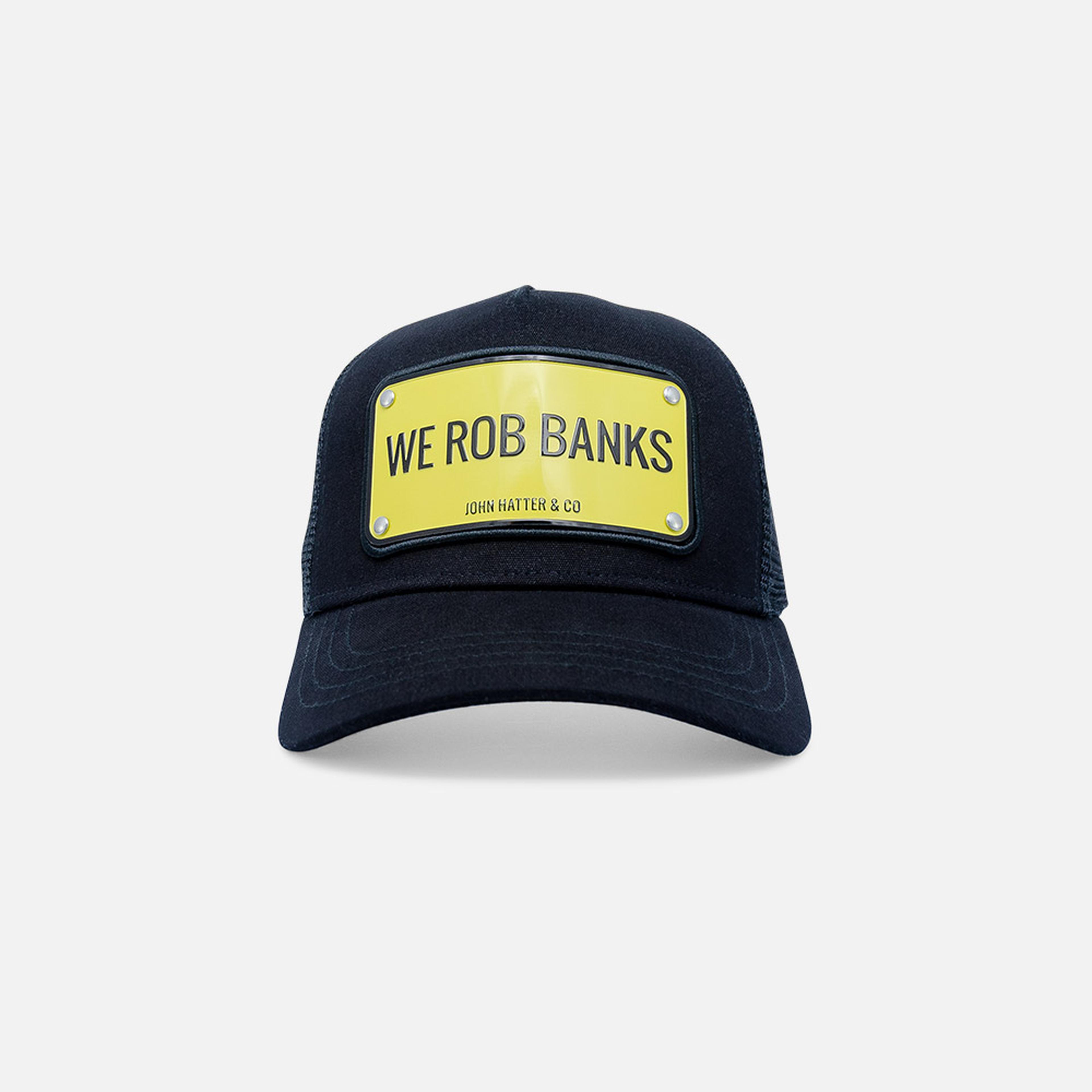 John Hatter We Rob Banks Unisex Siyah Şapka