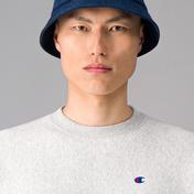 Champion Crewneck Erkek Gri Sweatshirt