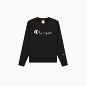 Champion Crewneck Kadın Siyah Sweatshirt