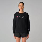 Champion Crewneck Kadın Siyah Sweatshirt