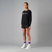 Champion Crewneck Kadın Siyah Sweatshirt