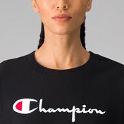 Champion Crewneck Kadın Siyah Sweatshirt
