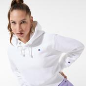 Champion Kadın Kapüşonlu Beyaz Sweatshirt