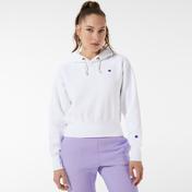 Champion Kadın Kapüşonlu Beyaz Sweatshirt